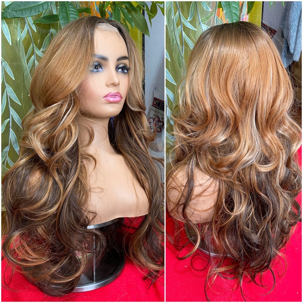 ginger brazilian blow out wig